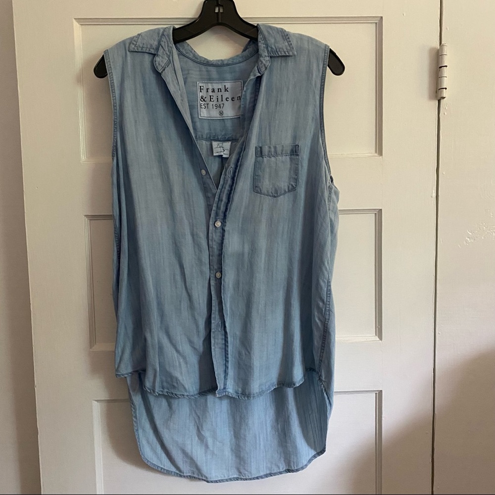 frank & eileen button down top